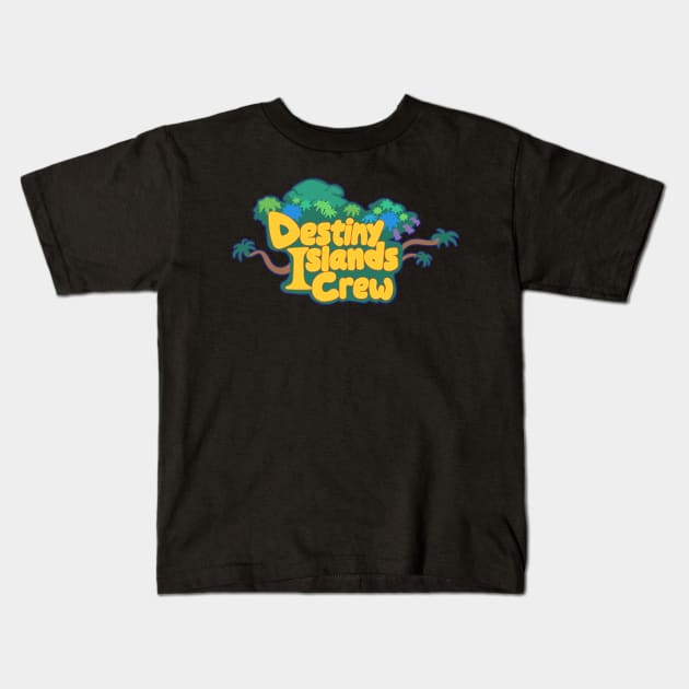 Destiny Islands Crew Kids T-Shirt by SalwaSAlQattan